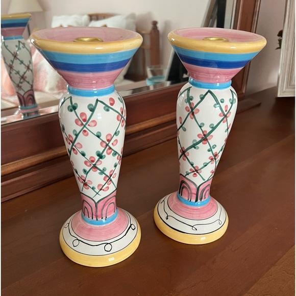 Bella Casa by Ganz candle holders - Picture 1 of 7